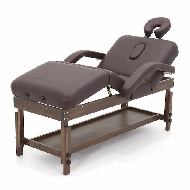 Массажный стол стационарный MED-MOS FIX-0A (SW4.31.10A) коричневый