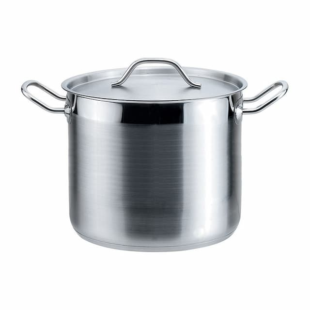 Кастрюля 9 л, 24х20 см EcoLine с крышкой нерж., 18/0, P.L. Proff Cuisine, арт. 81200003