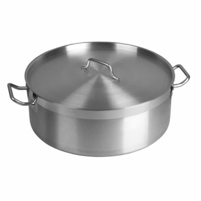 Кастрюля котел 10 л, 32х12 см Kitchen Staff низкий с крышкой нерж. P.L. Proff Cuisine, арт. 81240594