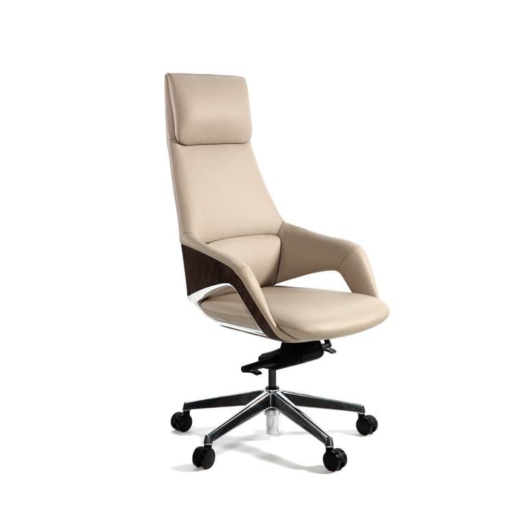 Кресло офисное Norden Шопен FK 0005-A beige leather