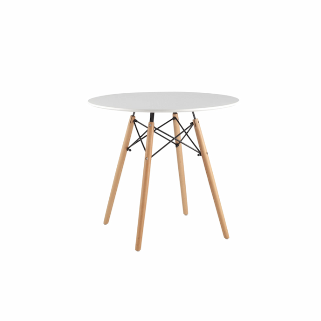 Стол обеденный Клен Eames сгр018/1 (белый)