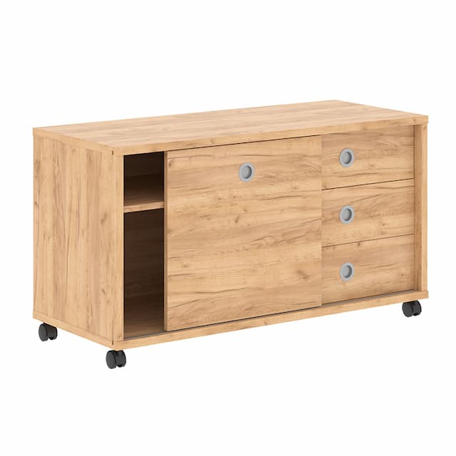 Тумба мобильная с дверью купе Skyland B 202.1A дуб бофорд 1200х500х660 BORN