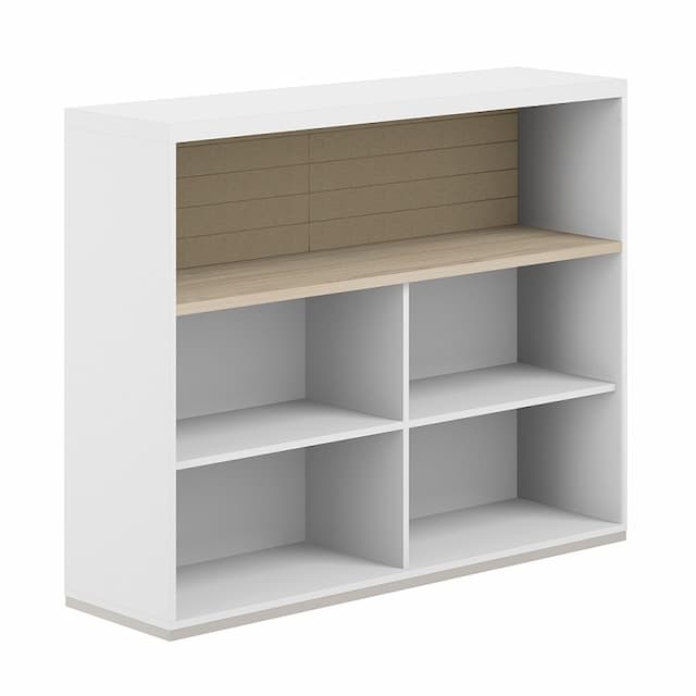 Стеллаж-комбо 1238 односторонний Norden Allegro AG.251.201.661.BG с топом и экраном тканевым высоким