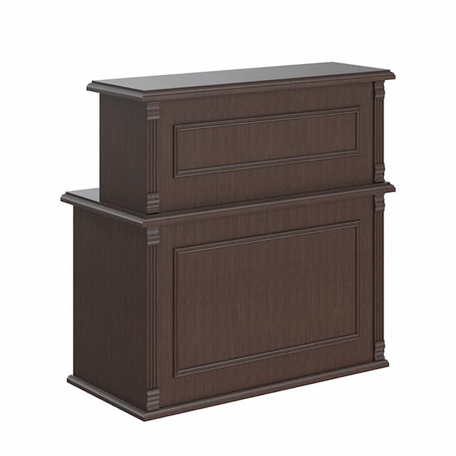 Стойка рецепция Skyland RMS 120 венге магия 1200х600х1200 RAUT