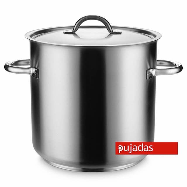 Кастрюля котел 10 л, 24х24 см с крышкой нерж. 18/10 Pujadas, арт. 85100033