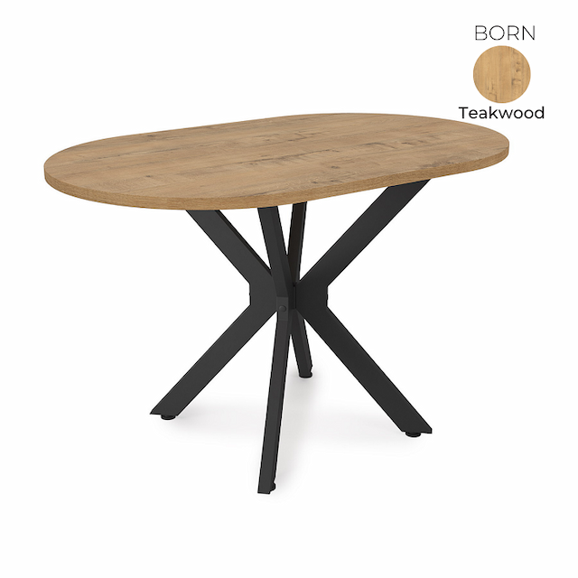 Стол обеденный овальный Алсав 21BORN-O.1200 Teakwood