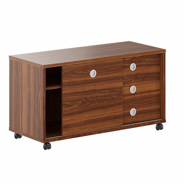 Тумба мобильная с дверью купе Skyland B 202.1A орех даллас 1200х500х660 BORN