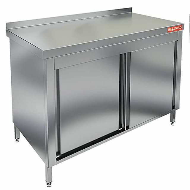Стол производственный HICOLD НСЗК-15/7Б, двери-купе