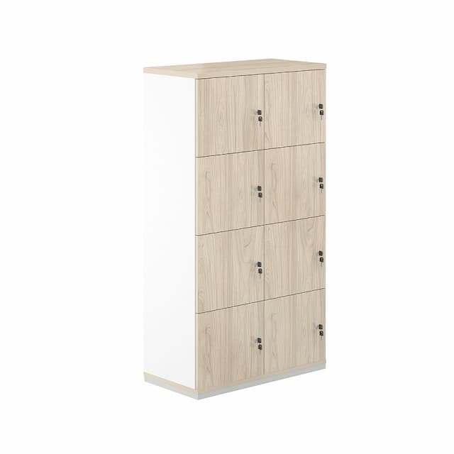 Шкаф-локер 8 ячеек Norden Allegro AG.233.WH.WH.AR