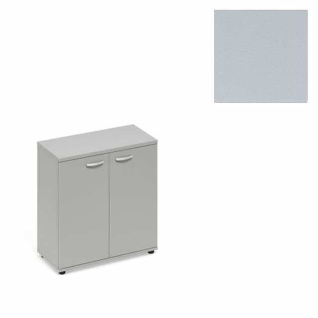 Шкаф низкий закрытый Юнитекс А4 (78x36.4x81) А4 9351 СЕ серый