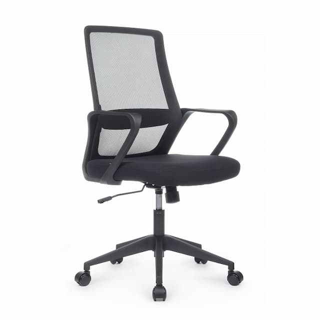 Кресло офисное Riva Chair Point (8325M) черный пластик/черный