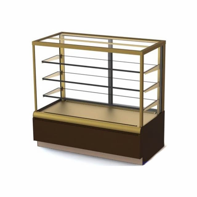 Витрина кондитерская Kayman K-ВК-1300 люкс квадро бронза