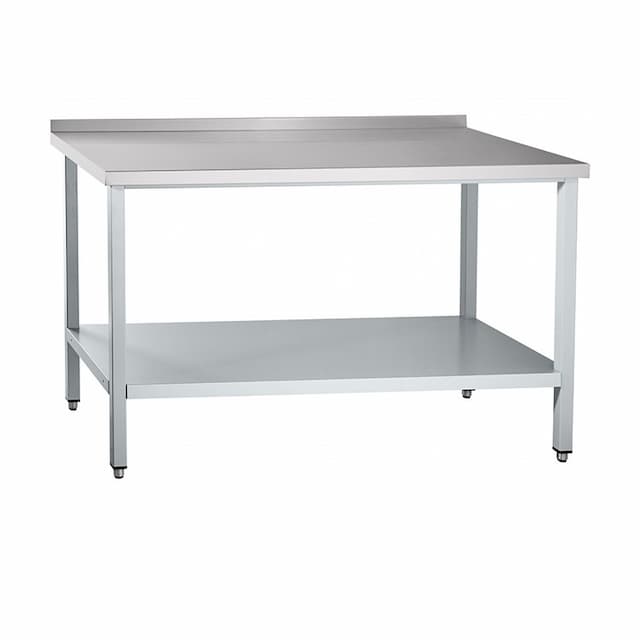 Стол производственный Abat СПРП-7-6 (столешница-нерж., каркас с полкой-нерж.)