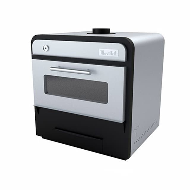 Печь угольная MOVILFRIT BR-50 INOX с регулятором потока воздуха
