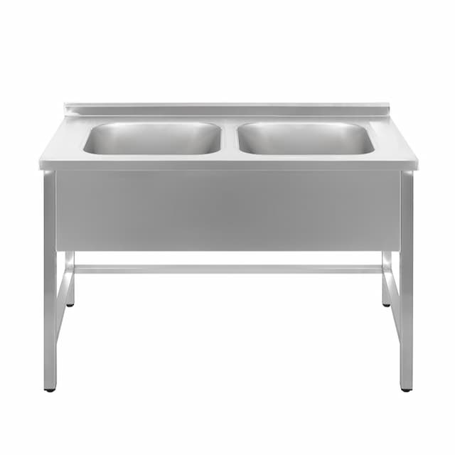 Ванна моечная двухсекционная Luxstahl ВМ2 12/7/8.5 (0.8)