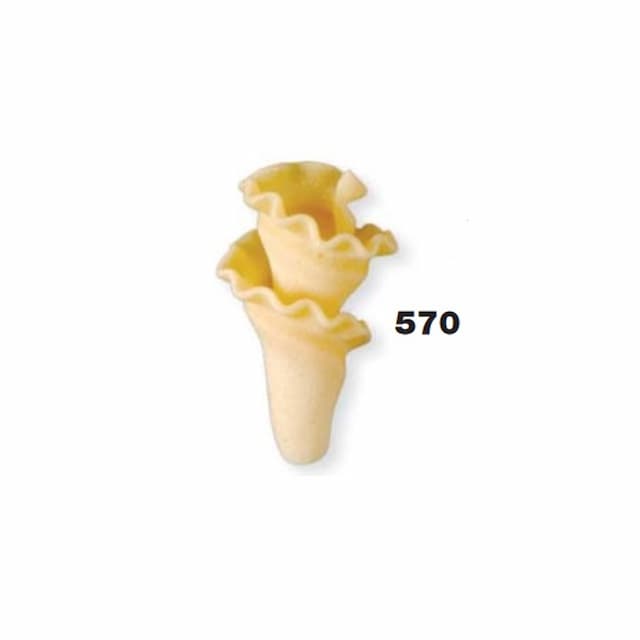Фильера бронзовая для модели P3 Imperia and Lamonferrina диаметром 75 мм форма №570 campanelle