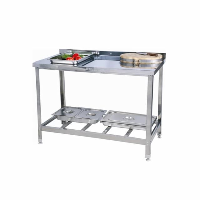 Стол разделочно-производственный разборный ТММ СРОР-2/950/600 с бортом